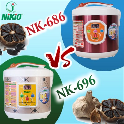 So sánh ưu và nhược điểm máy làm tỏi đen Nikio NK-696 và Nikio NK-686